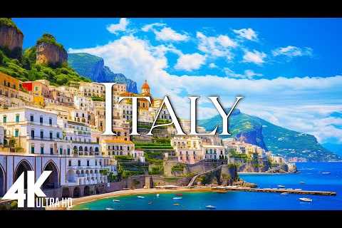 FLYING OVER ITALY (4K Video UHD) - Scenic Relaxation Film With Inspiring Music