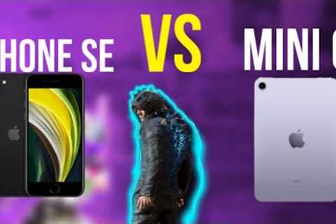 Iphone SE 2022 Vs ipad mini 6 😧 which was best ?? | meet guru | pubg mobile,samsung A4,A6,A7,J7,J4J