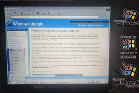 How to Update Windows 9x on Actual Hardware! (2023!)