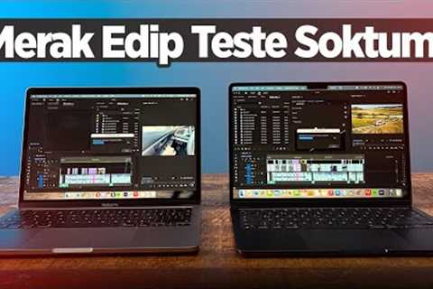 MERAK EDİP TEST ETTİM!- Apple M1 Pro vs M2 Air render testi!