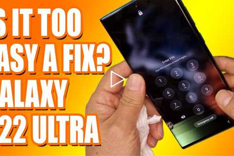 TOO EASY TO FIX? Samsung Galaxy S22 Ultra Screen Replacement | Sydney CBD Repair Centre