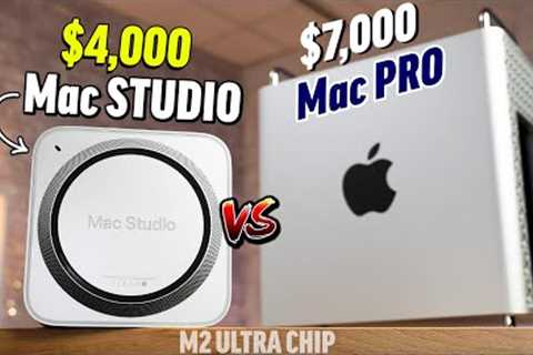 M2 Ultra Mac Pro vs Mac Studio: Every Single Difference!