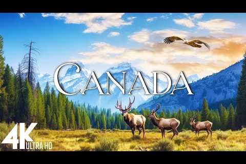 FLYING OVER CANADA (4K Video UHD) - Scenic Relaxation Film With Inspiring Music