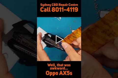 The display just fell off... [OPPO AX5S] | Sydney CBD Repair Centre #shorts