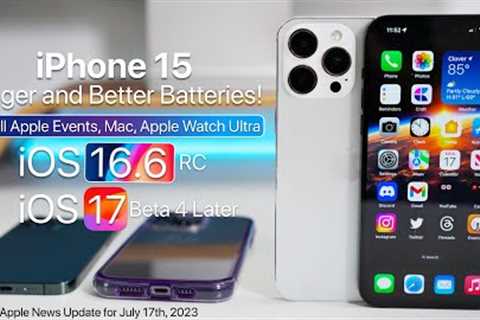 iPhone 15 Bigger & Better Batteries, Blue with 2 Fall Events