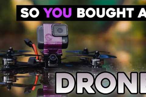 So, you bought a FPV Drone! [unboxing, set up, how to test fly]