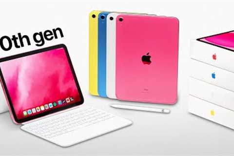 iPad 10th generation Unboxing - All Colors!