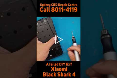 It opened up like a book! [XIAOMI BLACK SHARK 4] | Sydney CBD Repair Centre #shorts