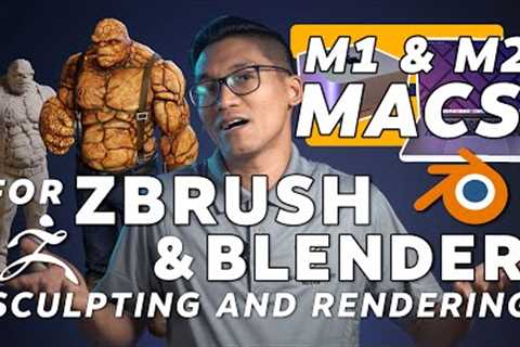 ZBrush & Blender on the M2 Max Macbook Pro vs M1 Max Mac Studio | Sculpting, Decimation &..