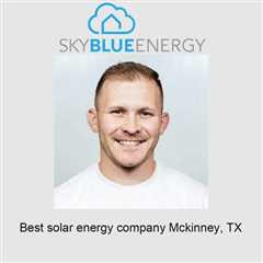 Best solar energy company Mckinney, TX