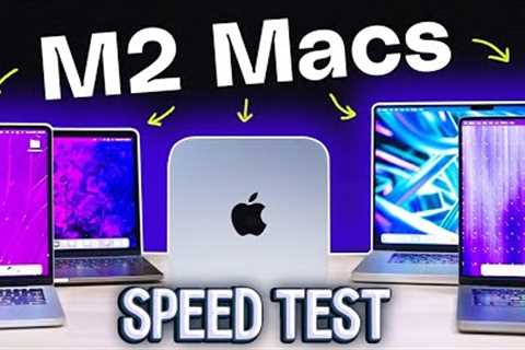 Mac Mini M2 Speed test with iMac and Macbook | Apple