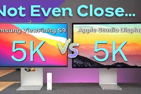 Samsung ViewFinity S9 5K vs Apple Studio Display