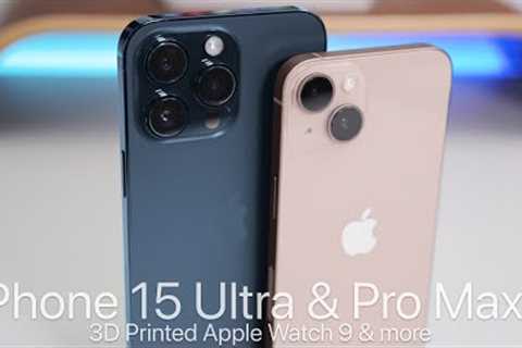 iPhone 15 Ultra and Pro Max? Printed Apple Watch 9 & iOS 17