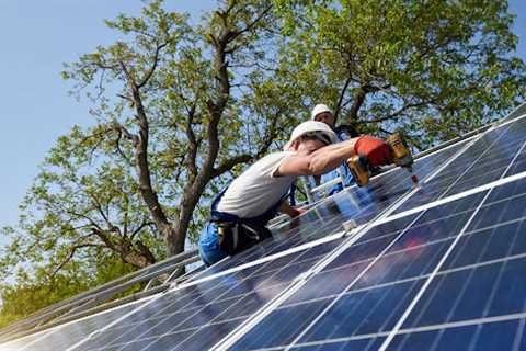 Installation of solar panels Flower Mound, TX