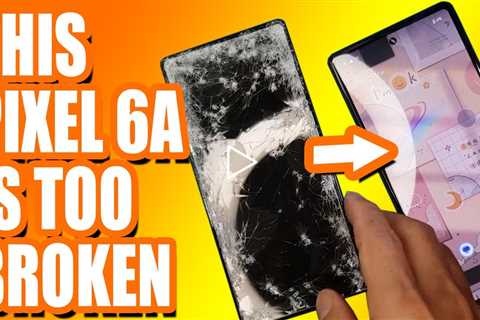 YOU WON'T BELIEVE THESE CRACKS! Google Pixel 6a Screen Replacement | Sydney CBD Repair Centre