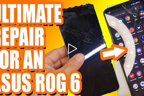 PRETTY BAD DAMAGE! ASUS ROG PHONE 6 Ultimate Screen Replacement | Sydney CBD Repair Centre