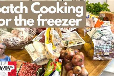 Batchcooking for the freezer #batchcook #frugalfood #savemoney #freezermeals