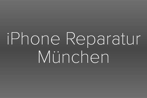 iPhone Reparatur München