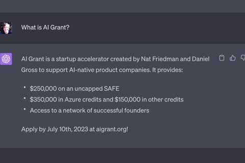 AI Grant Second Batch Announced