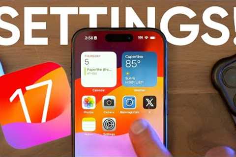 iOS 17 Settings to Change RIGHT NOW!