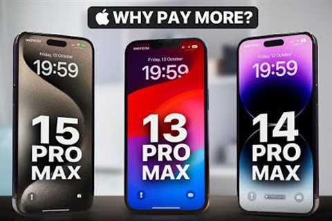 iPhone 15 Pro Max vs 14 Pro Max vs 13 Pro Max — The Biggest Problem You Should Know...