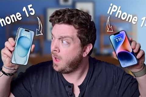 iPhone 15 VS iPhone 14 -- A HUGE Upgrade!?