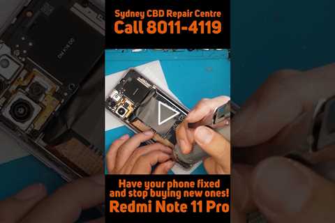 You don't have to get a new one every time! [REDMI NOTE 11 PRO] | Sydney CBD Repair Centre #shorts