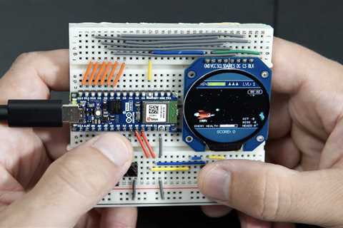 Play full-color games on this simple Arduino Nano ESP32-based handheld console