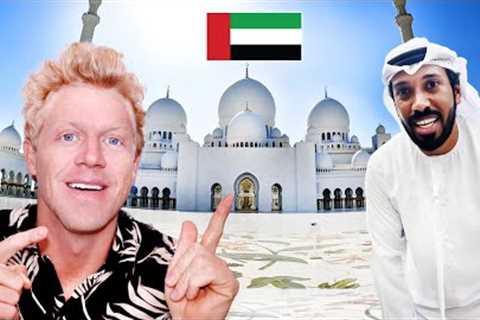 Crazy Journey To Abu Dhabi & Inside A Massive Mosque