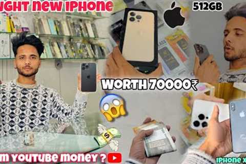 Bought New IPhone 13pro🍎 || From Youtube Money🤑💰|| Worth 70000₹😱 || IPhone X Sale