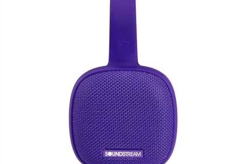 Soundstream H2Go IPX7 Waterproof Moveable Bluetooth Speaker Purple (Refurbished) for $28