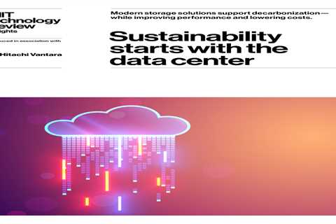 Sustainability starts with the data center