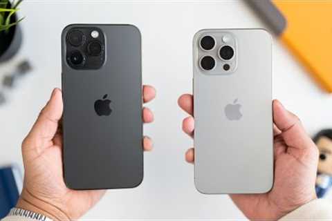 iPhone 15 Pro Max vs 14 Pro Max - Long Term Review (camera comparison, battery life, overheating)