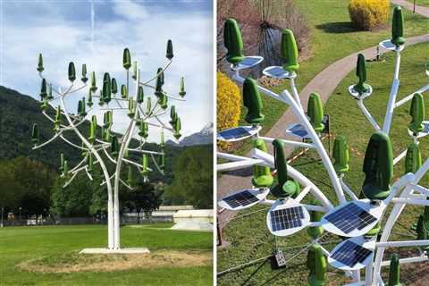 New World Wind Unveils Revolutionary Aeroleaf Hybrid Technology: Harnessing Wind and Solar Energy..