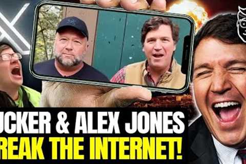 Tucker MELTS INTERNET with Alex Jones Interview | This Is PURE🔥🔥🔥