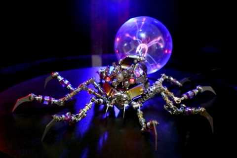 Introducing the 3D Metal Puzzle Plasma Spider Lamp: The Ultimate DIY Project