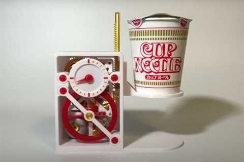 3-Minute Cup Noodles Timer Is Powered by the Noodles’ Weight