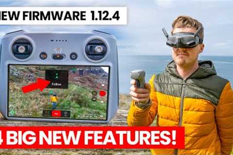 DJI MINI 4 PRO | FIRMWARE UPDATE - 4 BIG NEW Features | V01.00.02.34 - DJI FLY 1.12.4