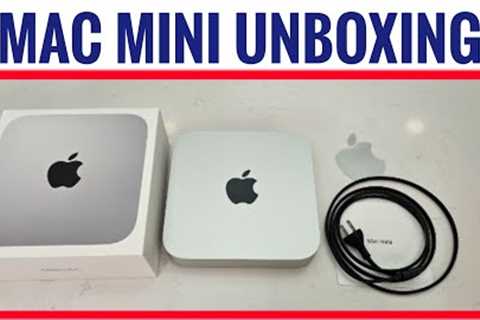 Apple Mac Mini Computer with M2 Chip Unboxing