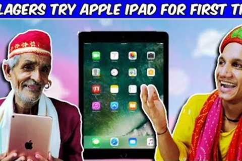 Villagers Try Apple iPad For First Time ! Tribal People Try Apple iPad For First Time