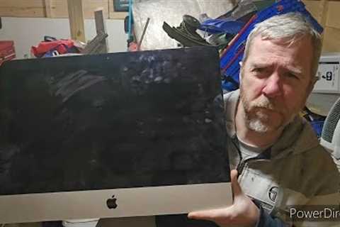 Scrapping an Apple imac computer