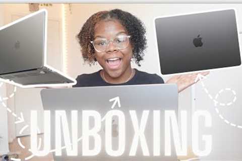 unboxing the m2 macbook air!! ✧･ﾟ: *✧･ﾟ:*