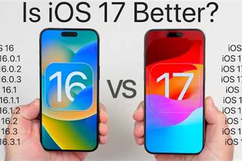 iOS 17 vs iOS 16 - Bugs, iOS 18 and The Future of iOS