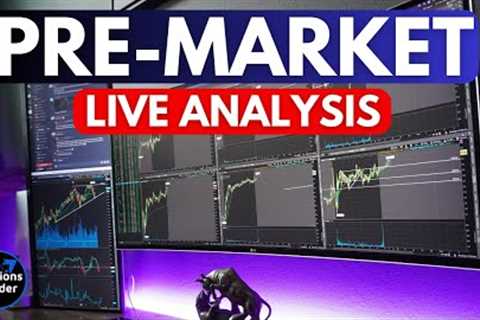 🔴 (01/10) PRE MARKET LIVE STREAM - Triple Top at 4,800 on /ES | Can We Break It Today?!