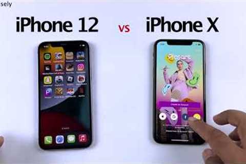 iPhone 12 vs iPhone X in 2023 - SPEED TEST