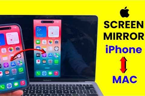 How to Screen Mirror iPhone to macOS, MacBook Pro & Air