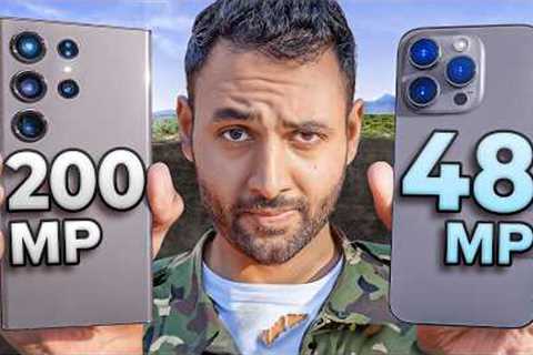 Samsung S24 Ultra vs iPhone 15 Pro Max Camera Battle!