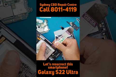 We found an exact screen replacement! [SAMSUNG GALAXY S22 ULTRA | Sydney CBD Repair Centre #shorts