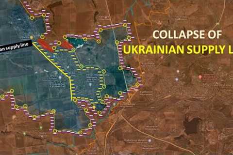 Collapse Of Ukrainian Supply Line l Russian Forces Successfully Enters Synkivka And Novomykhailivka