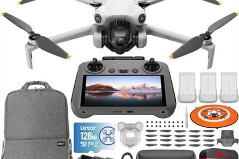 DJI Mini 4 Pro Folding Drone Fly More Combo